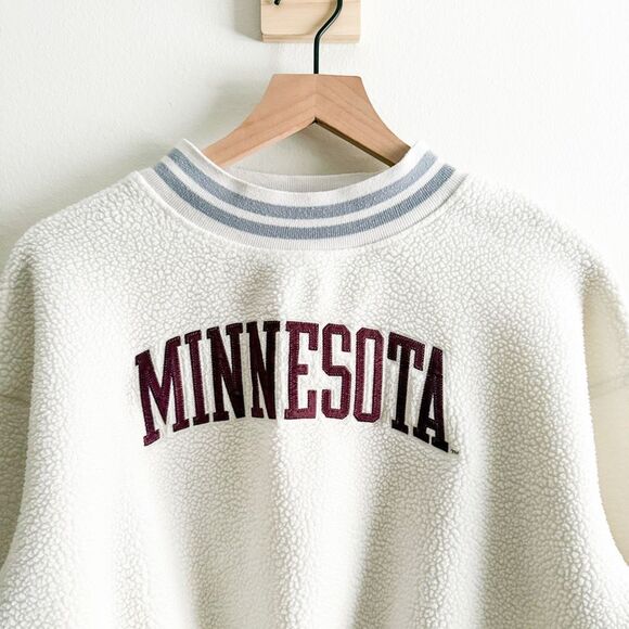 Champion Minnesota Sherpa Sweatshirt Size M - Picture 2 of 5